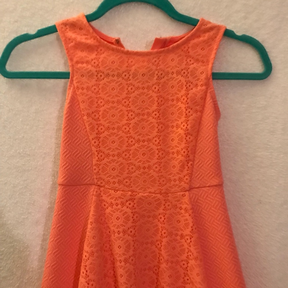 Bright peace dress.